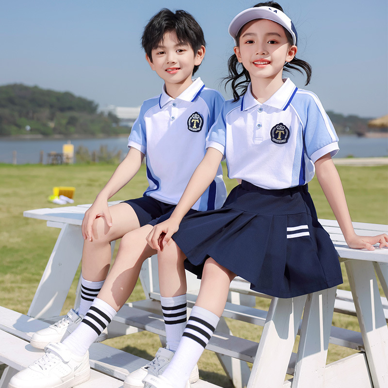 Primary school uniform spring and autumn baseball uniform first grade class uniform spring and summer sports kindergarten four-piece garden uniform