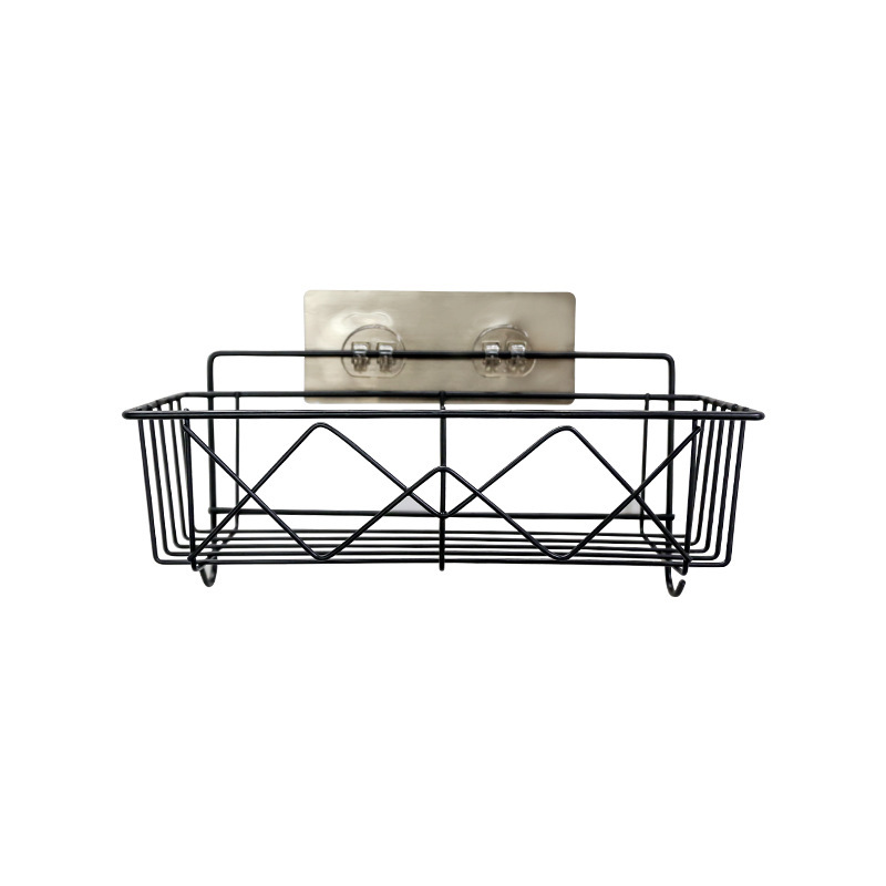 Простая современная подставка для хранения для ванной и кухни бесшовная настенная подставка