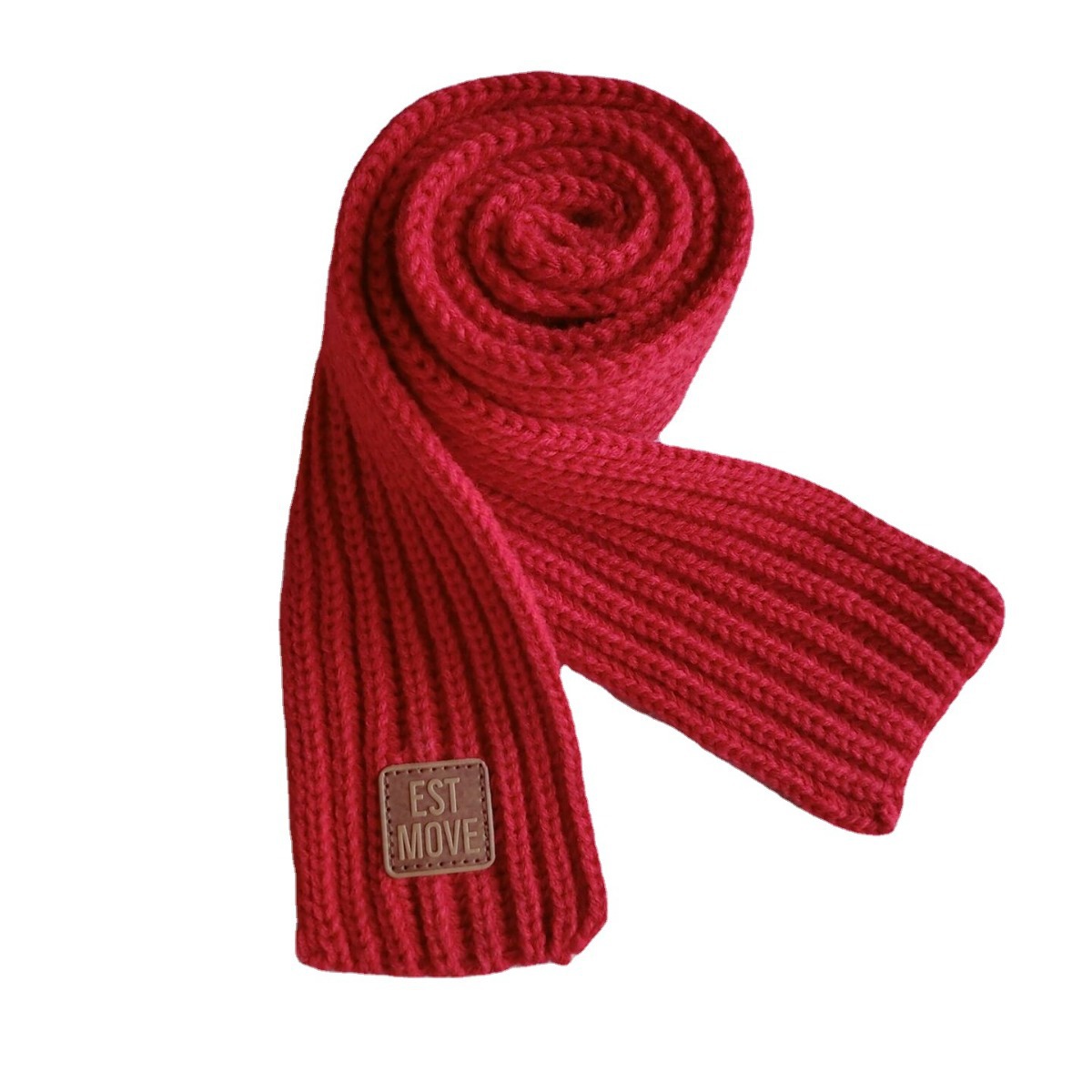 New Kidsren's Scarf Small Scarf Label Scarf Woolen Scarf Korean Style Apron Kids Scarf Logo Kindergarten