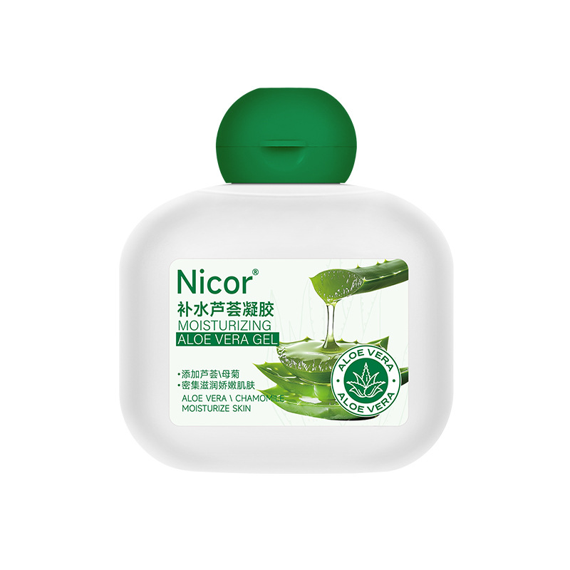 Nicor Aloe Vera Gel 60g Summer Aloe Vera Gel Moisturizing Manufacturer Spot Wholesale Student Mild Deep Hydration