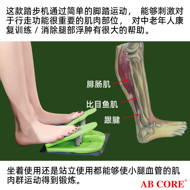 Dual-Function Stepper Stretch Board Two-In-One Thor Brand Ab Core Colorful Mini Stepper