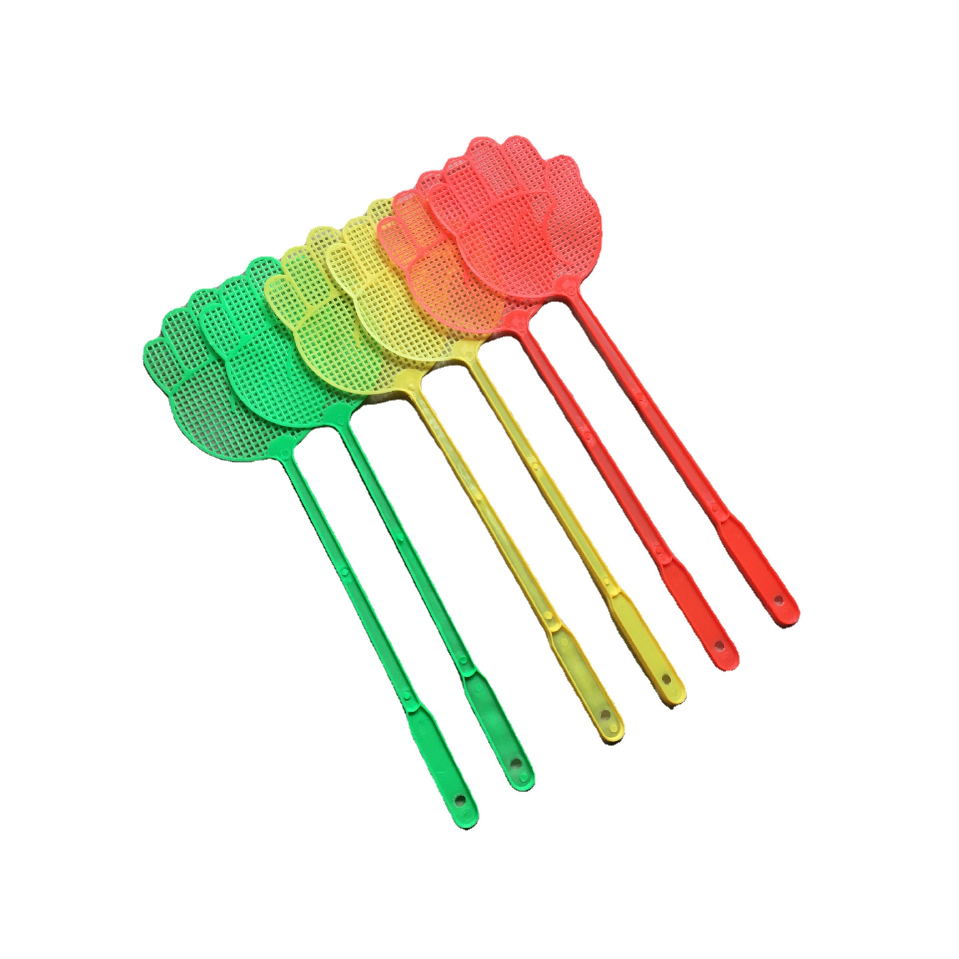 New Plastic Palm-Shaped Fly Swatter, Summer Mosquito Repellent Fly Swatter, Household Swatter, Non-Breakable, Cooked Rubber Mosquito Swatter
