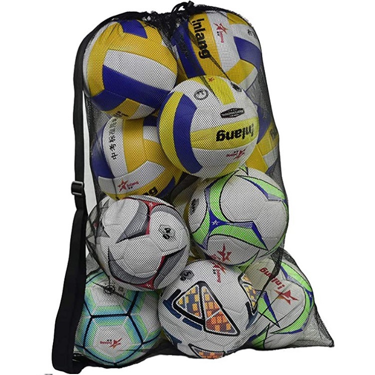 Amazon's Best-Selling Large-Capacity Training Football Basketball Volleyball Storage Mesh Bag Large Basketball Bag