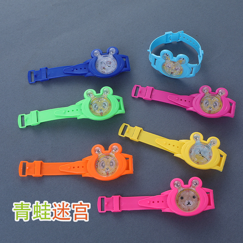 Часы с лабиринтом, мультяшные часы, подарок для детей, образовательные маленькие игрушки
