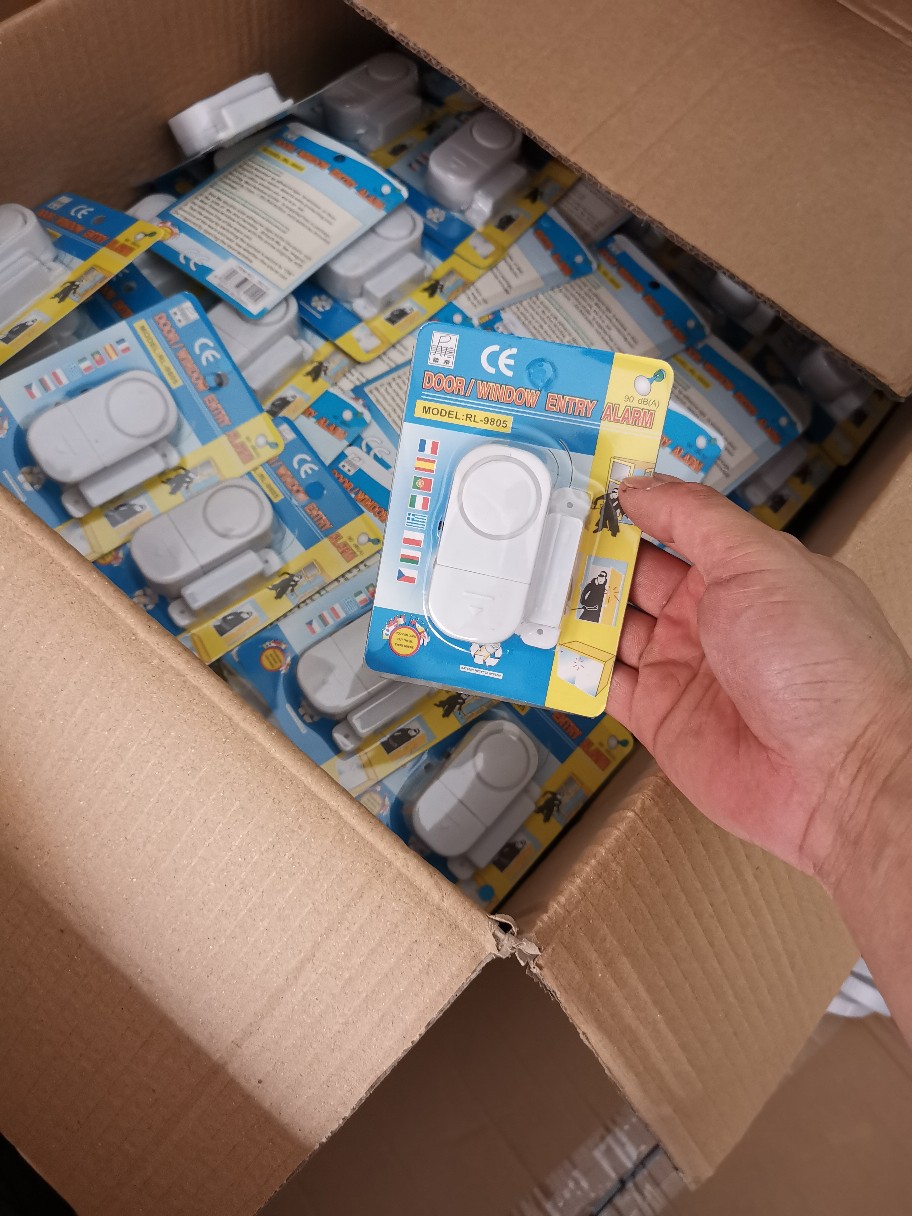 Amazon's Best-Selling Compact and Affordable 90-Decibel Loud Sound Alarm Door Magnetic Detector Door and Window Alarm