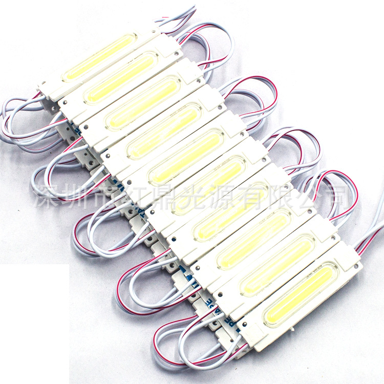 12Vcob Module Advertising Light Box Led Motorcycle Strip 6-Core Led Waterproof Injection Molding Module