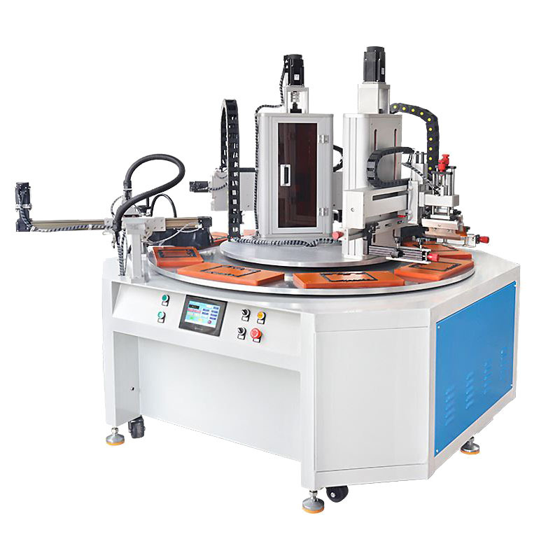 Small Semi-Automatic Flat Two-Color Screen Printing Machine, Fully Automatic Apple Printing Equipment, Mobile Phone Case Screen Printing Machine