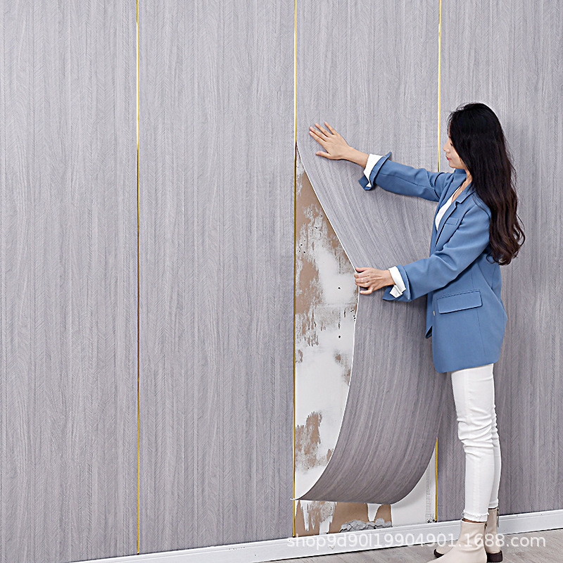 Sxp Roll Fishbone Pattern Wall Panel Upgraded Aluminum Mold Self-Adhesive Environmentally Friendly Odorless Russian Direct Sales Waterproof