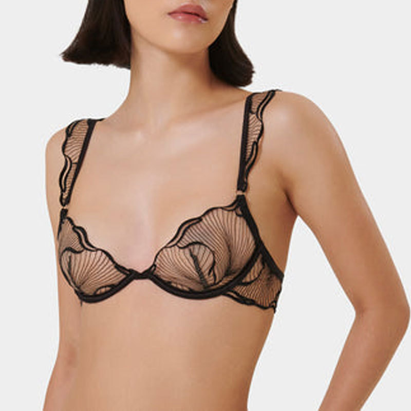 Europe and the United States cross-border ultra-thin pure high quality French underwear foreign trade sexy underwear suit high-end sense bra underwear