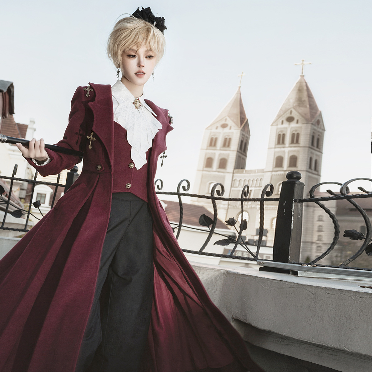 Bear Doujiang Original Dracula Legend Lolita Women's Lolita Jacket Shirt Pants Daily Suit 7177