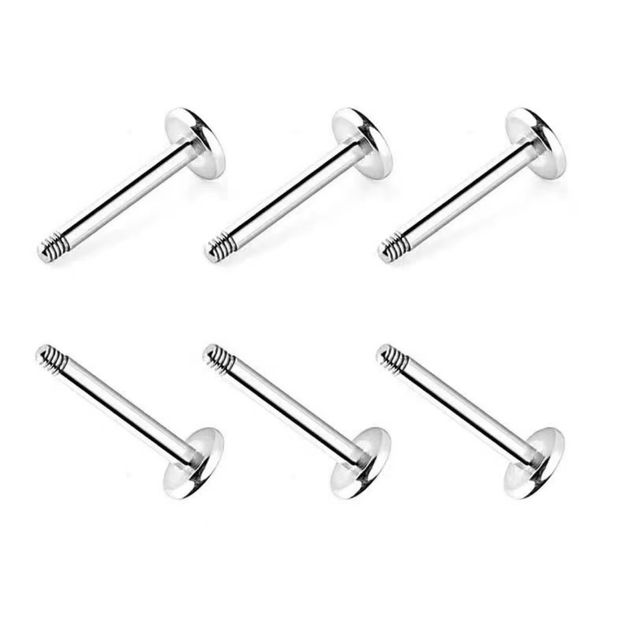Factory direct cross-border goods stainless steel lip stud Rod universal puncture jewelry replacement Rod accessories complete specifications