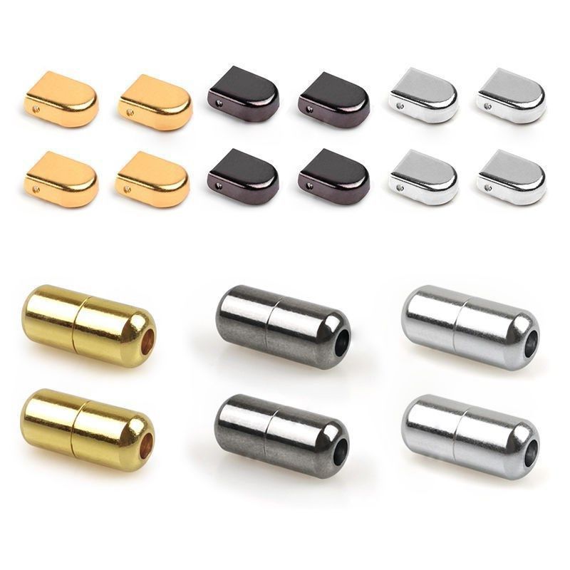 Shoe buckle shoe buckle buckle accessories cute lazy shoes tie-free metal buckle round capsule press buckle men and women