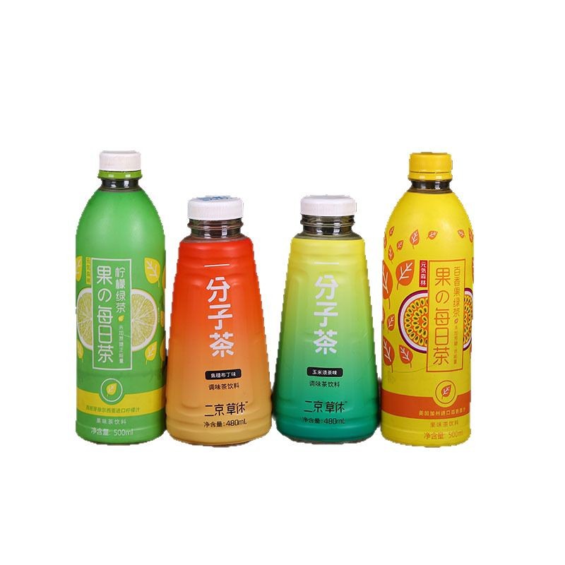 Customized Pvc Heat Shrinkable Film for Juice Drinks Professional Shrink Labels Perfectly Fit the Demand for Beverage Shrink Film