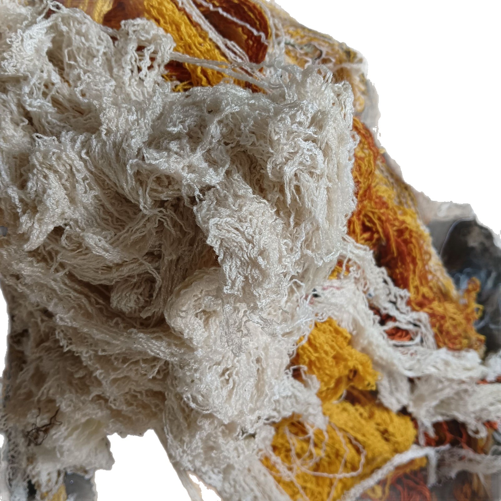 Manufacturer Customized Variegated Cotton Yarn Industrial Wiping Yarn Waste Cloth Return Silk Cotton Yarn Absorbs Water and Oil and Does Not Shed Lint Industrial Cotton Yarn