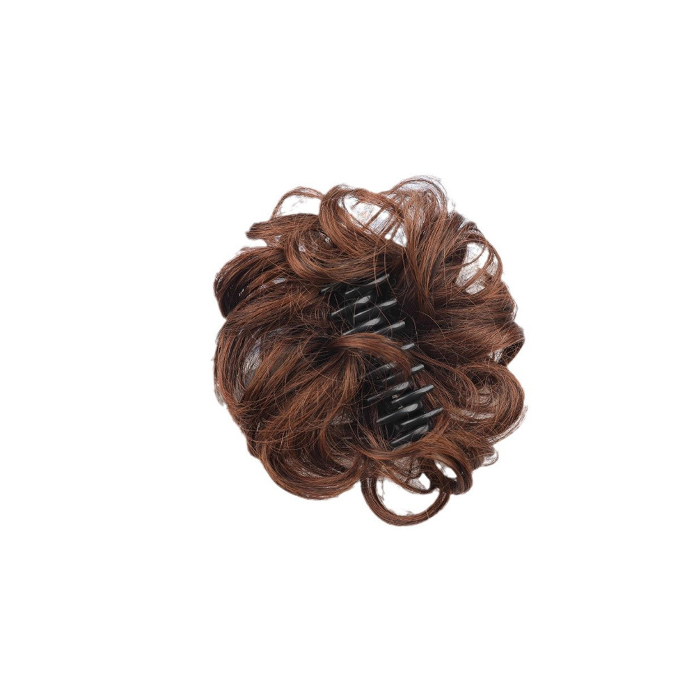 Factory Direct Sales Messy Grabber Hair Tie Bun Hair Bag Fluffy Ball Hair Ring Hair Extension Grabber Style Hair Bun