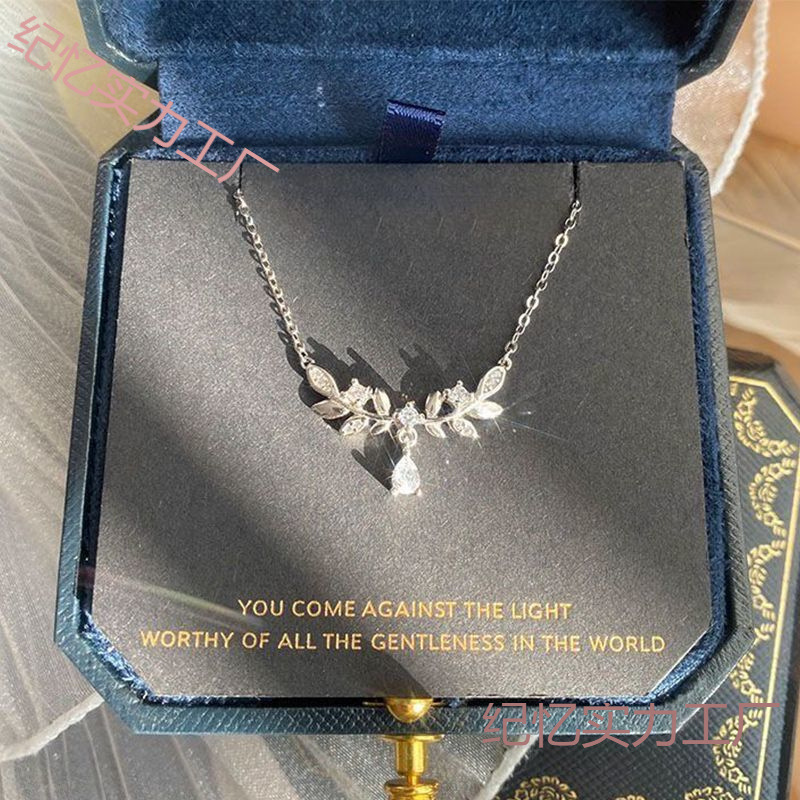 Ожерелье с колосьями для женщин, легкая роскошь, подарок для лучшей подруги