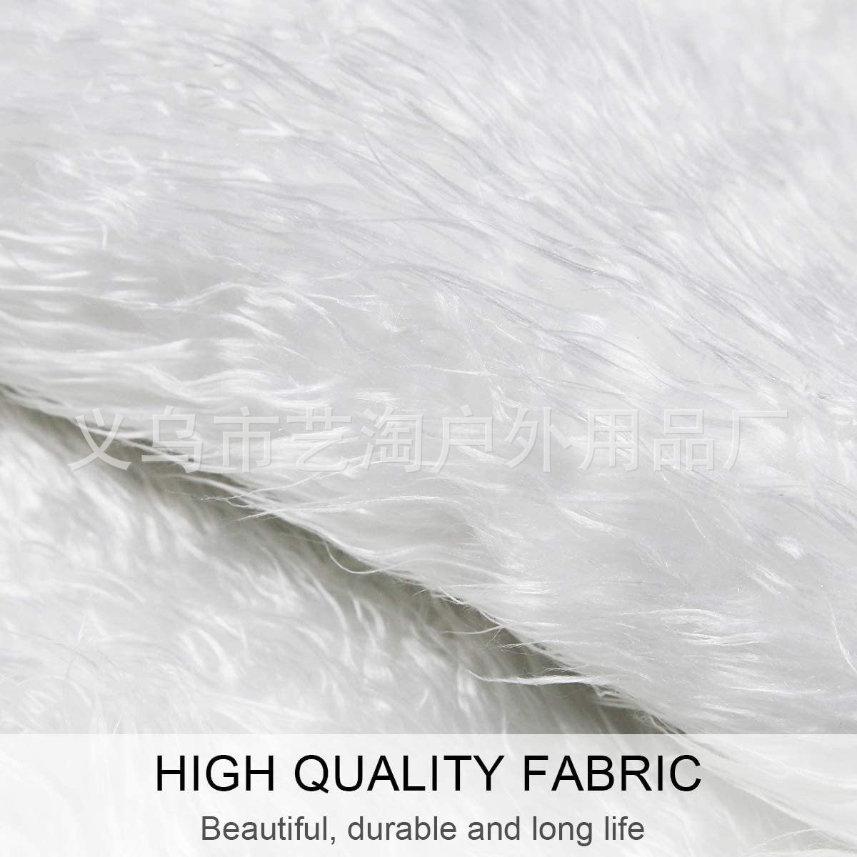 Pure White Long Fur Plush Christmas Tree Skirt Christmas Tree Apron Plush Tree Skirt Christmas Tree Venue Decoration Tree