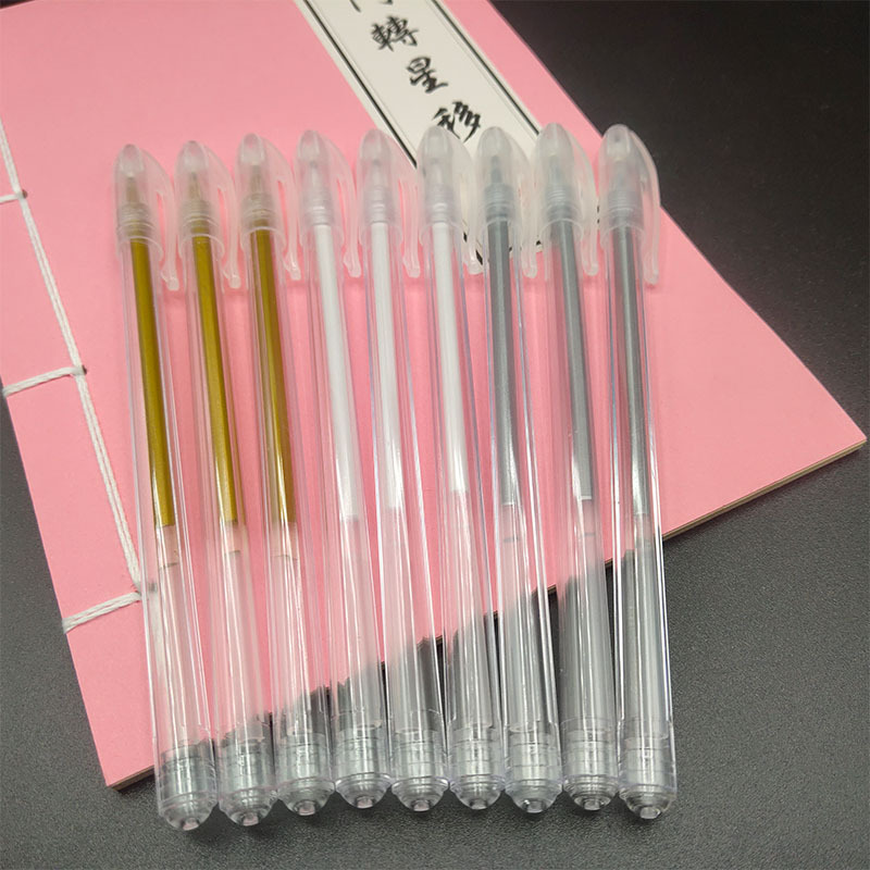 Cross-Border White Highlight Pen Art Special Gold Pen Student DIY Handbook Pen Ins High-Value Highlighter Wholesale