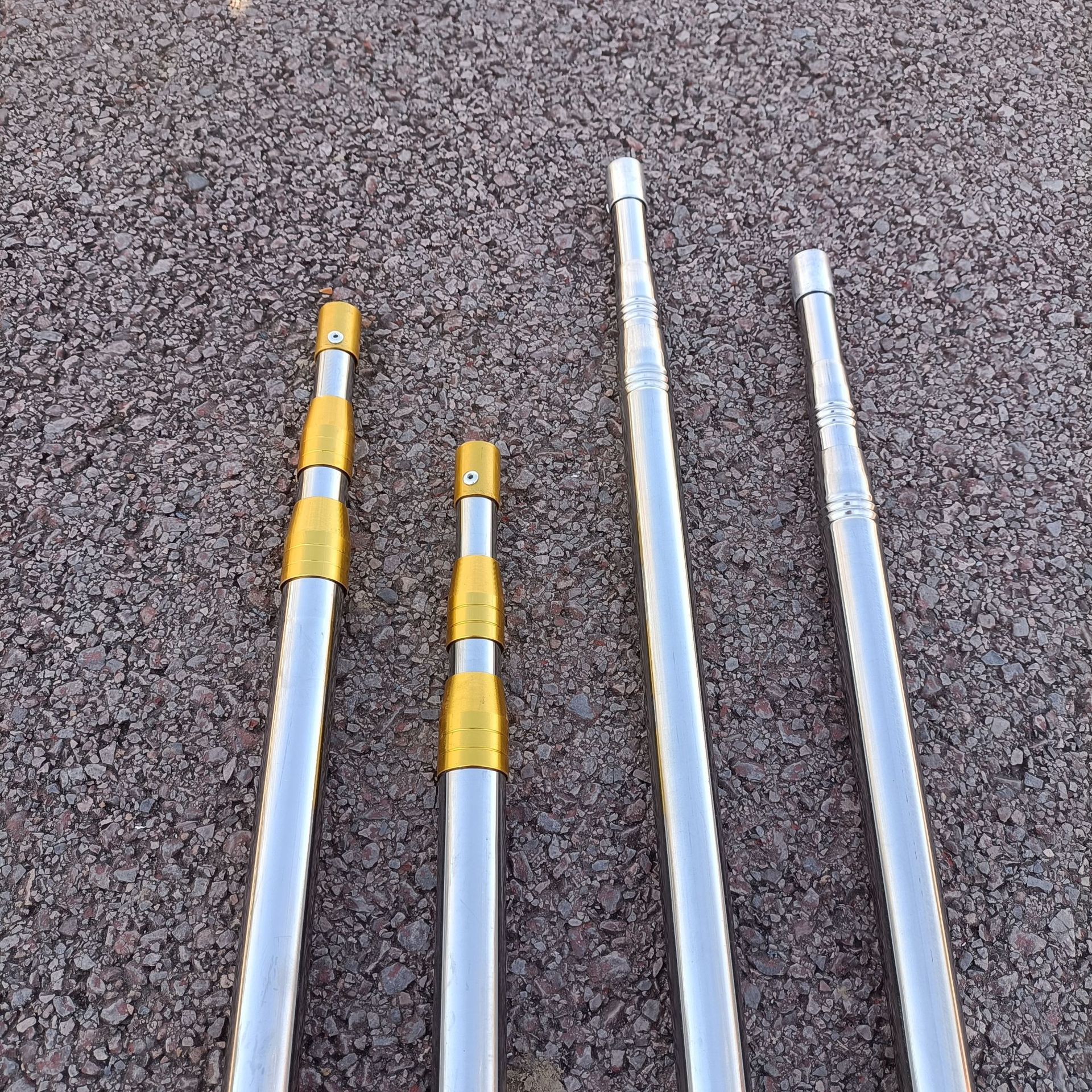 Телескопическая металлическая проволока из нержавеющей стали, рыболовная палка, желтая рукава, палка для сбора фруктов на высоте, рыболовные принадлежности, проволока для позиционирования крупных объектов