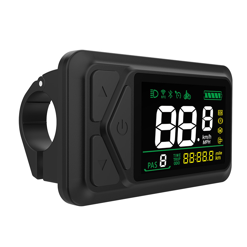 Waterproof Smart Lcd Electric Vehicle Instrument Display Nfc Sensor Anti-Interference Cycling Speed Measurement Odometer