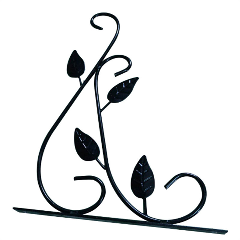 European-style pastoral iron wall rack outdoor balcony Leisure Gardening flower and bird wall hanging wall decoration flower rack