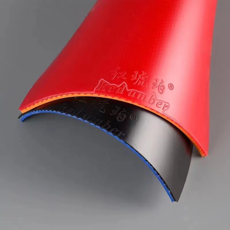 Резина для ракетки Red Amber, высокая эластичность, высокая вязкость, для тренировки