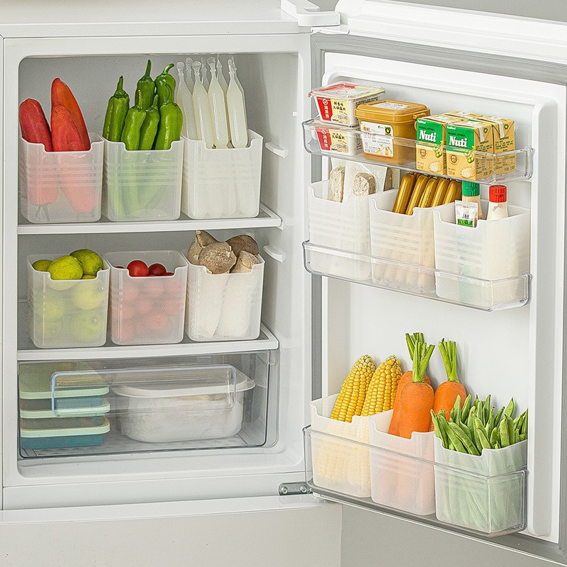 Refrigerator Side Door Storage Box Sub-pack Finishing Artifact Inside Fresh Food Grade Side Storage Door Box Kitchen