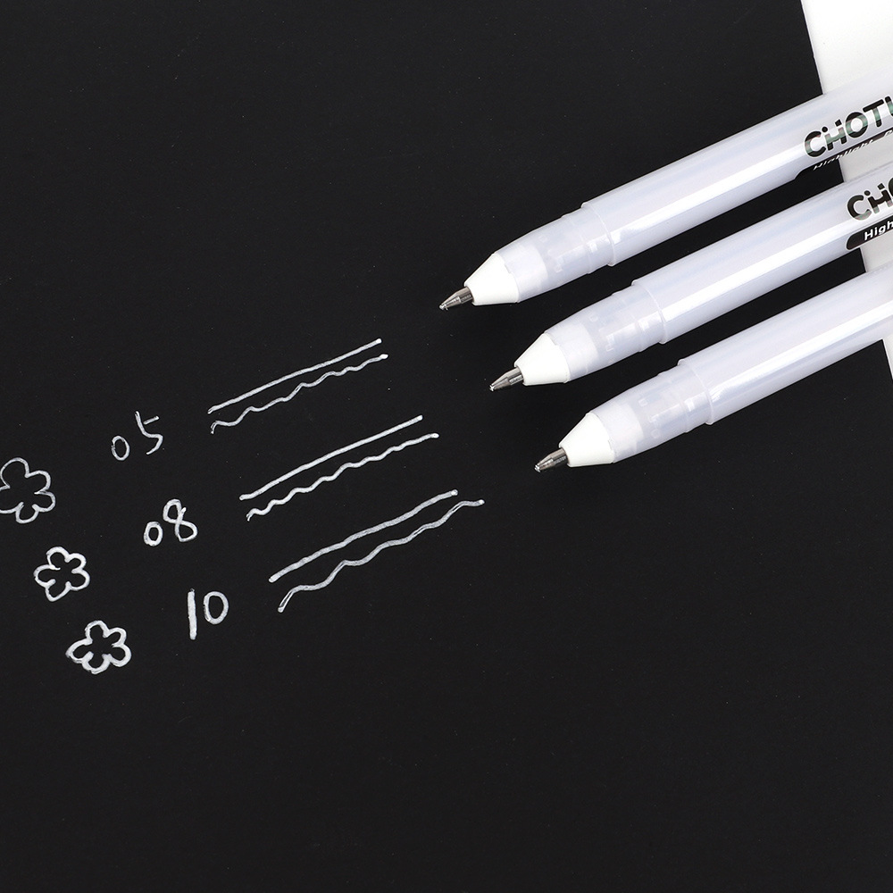 High-light pen white graffiti Gouline pen art animation painting color oil pen hand-written pen marker pen wholesale