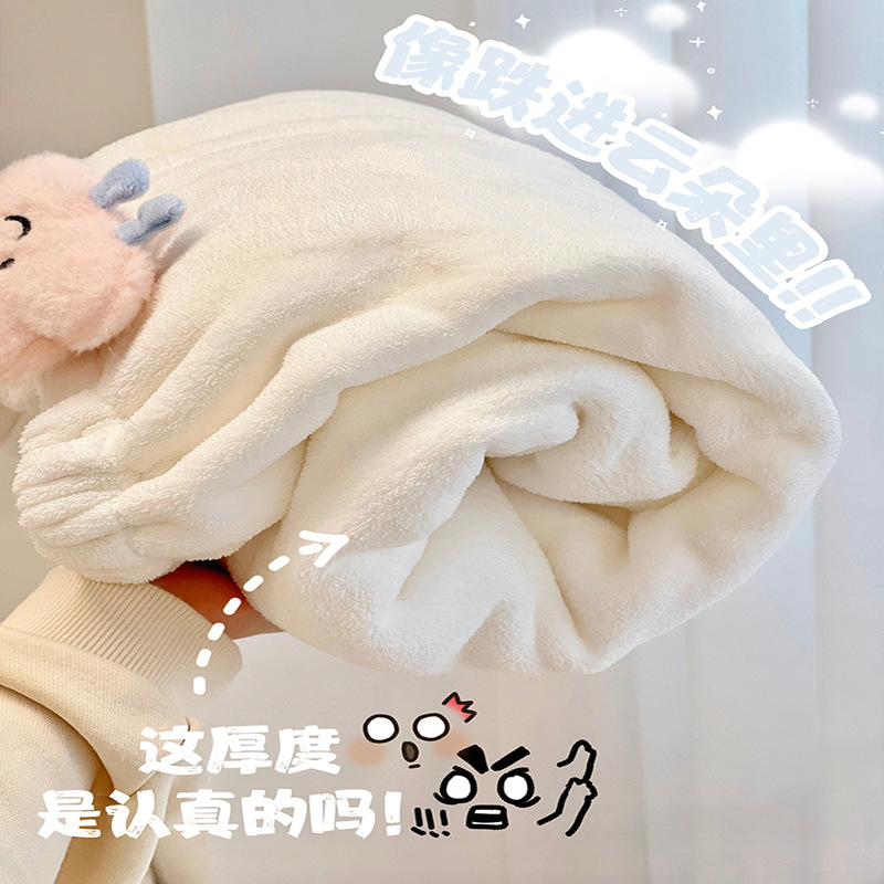 New Plus Size Cheese Coral Velvet Women's Bath Towel Bath Skirt Bath Absorbent Bath Towel Soft and Lint-Free Manufacturer Wholesale