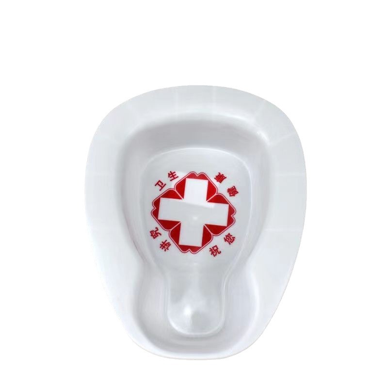 Wholesale One-Piece White Thickened Bedpan for the Elderly, Bed-Ridden Toilet, Urinal, Unisex, Adult Pregnant Woman Potty
