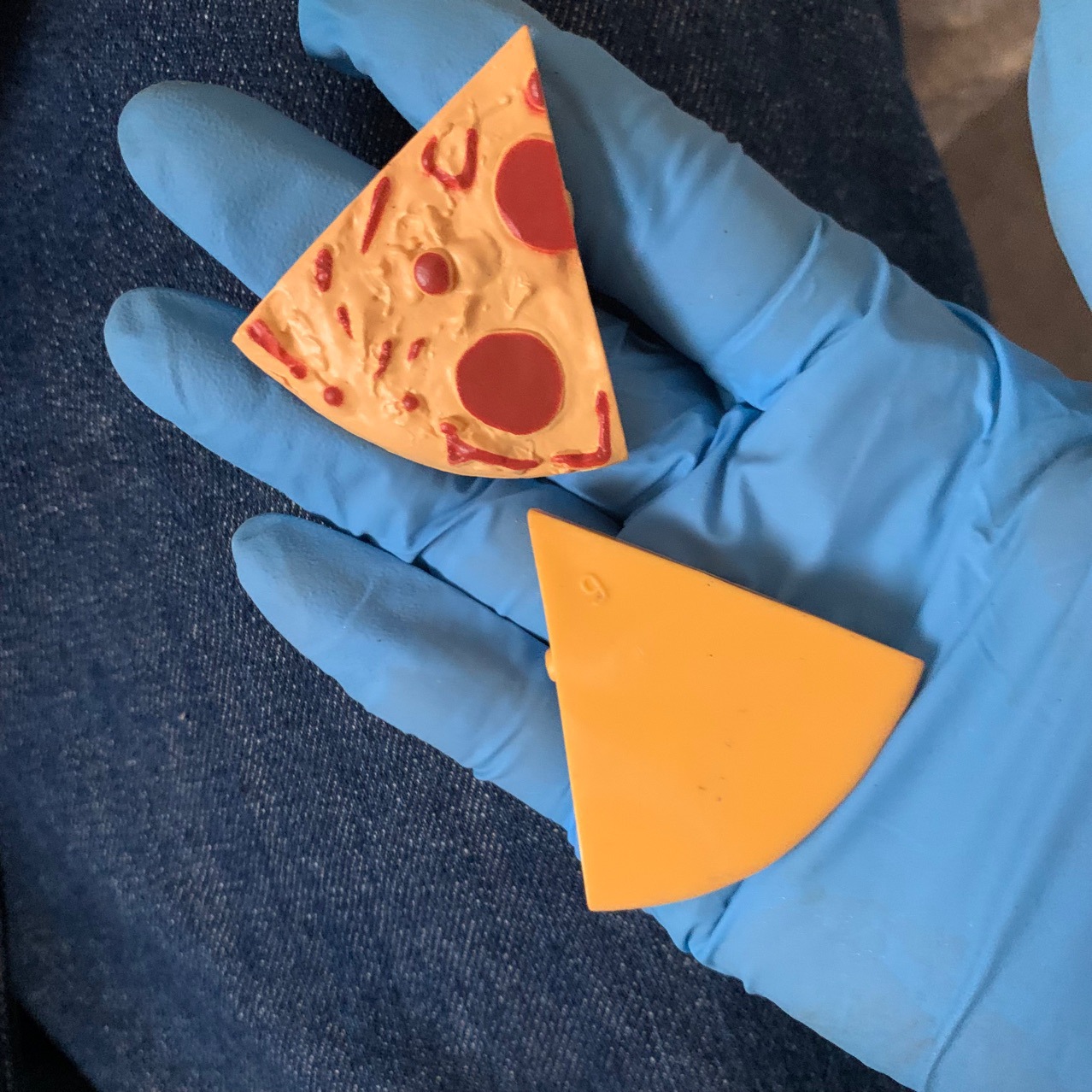 Оптовые игрушки с искусственной едой пицца кубики