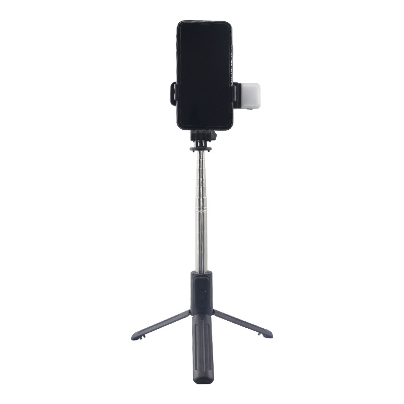 Mobile Phone Bluetooth Selfie Stick with Extended Fill Light Handheld Douyin Live Broadcast All-In-One Desktop Tripod Stand Portable