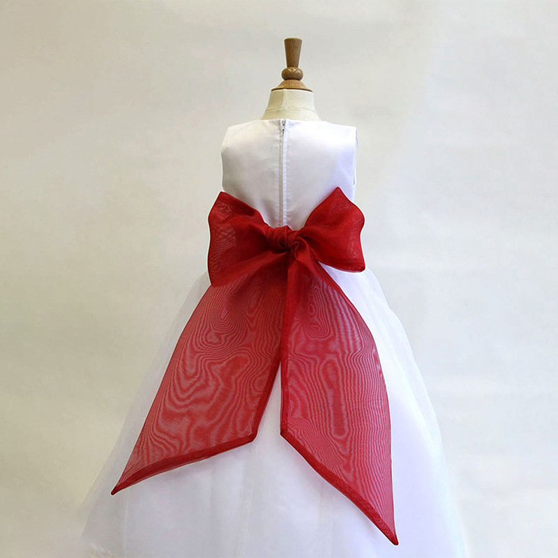 European and American Export Clothing Back Decoration Bow Mesh Women's Dress Performance Clothing Decoration Cosplay Kidsren's Performance Clothing