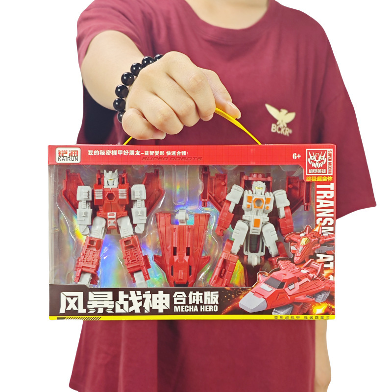 Boy Model Autobot Hand-made Transforming Robot Fit Toys Educational Parent-child Interactive Wholesale Toys