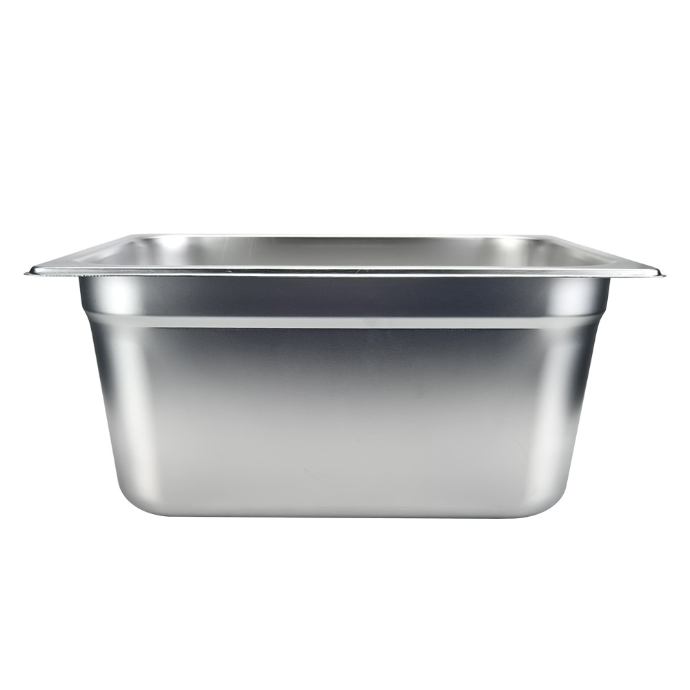 Stainless Steel Portion Tray Rectangular Portion Box with Lid Square Tray Fast Food Truck Food Tray European American Style Platter