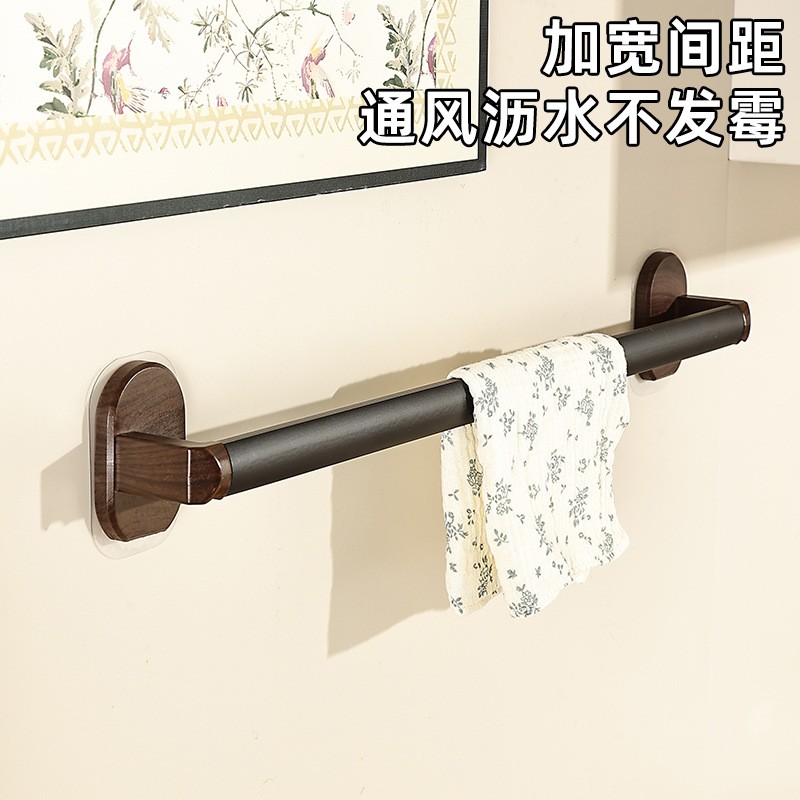 Household Anti-Walnut Slippers Rack Without Punching and Draining Storage Rack Space Aluminum Shoe Storage Rack Bathroom Slippers Rack