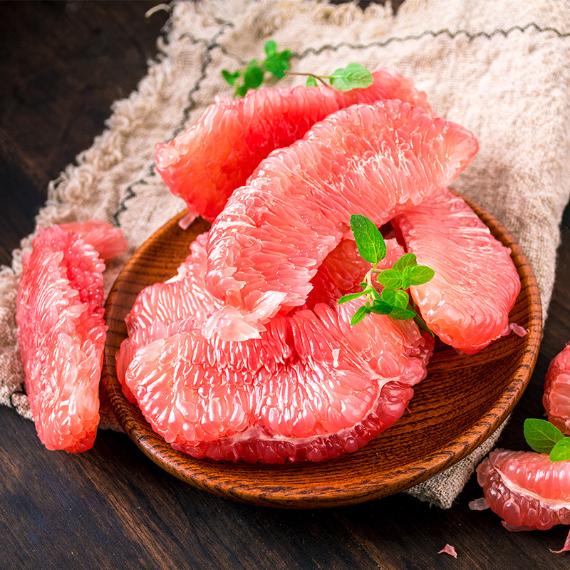 Fujian Pinghe Three Red Honey Pomelo, Fresh and Juicy Seasonal Fresh Fruit for Pregnant Women 5/ 4.5kg Non-Red Pomelo