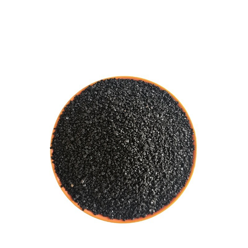 Emery Bright Black Sand Blasting Rust Removal Permeable Brick Black Copper Ore Sand Wear-Resistant Floor Machinery Polished Brown Corundum