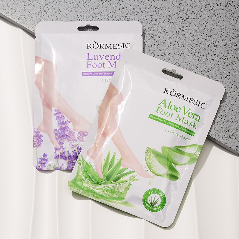Kormesic Full English Foot Mask Foot Mask Hydrating and Moisturizing Hand Mask Foot Mask Hand Mask Cross-Border Export