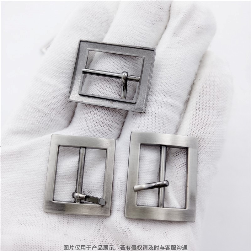 2cm Pin Buckle with Pin, Japanese-Style Buckle, Shoe Buckle, Zinc Alloy Japanese-Style Shoe Buckle, 17mm Loop Backpack Adjustment Buckle