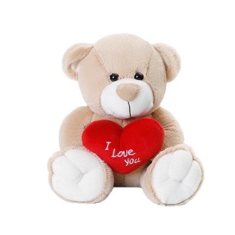 25cm Valentine's Day Gift Teddy Bear Heart-Shaped Teddy Bear Plush Toy Cross-Border
