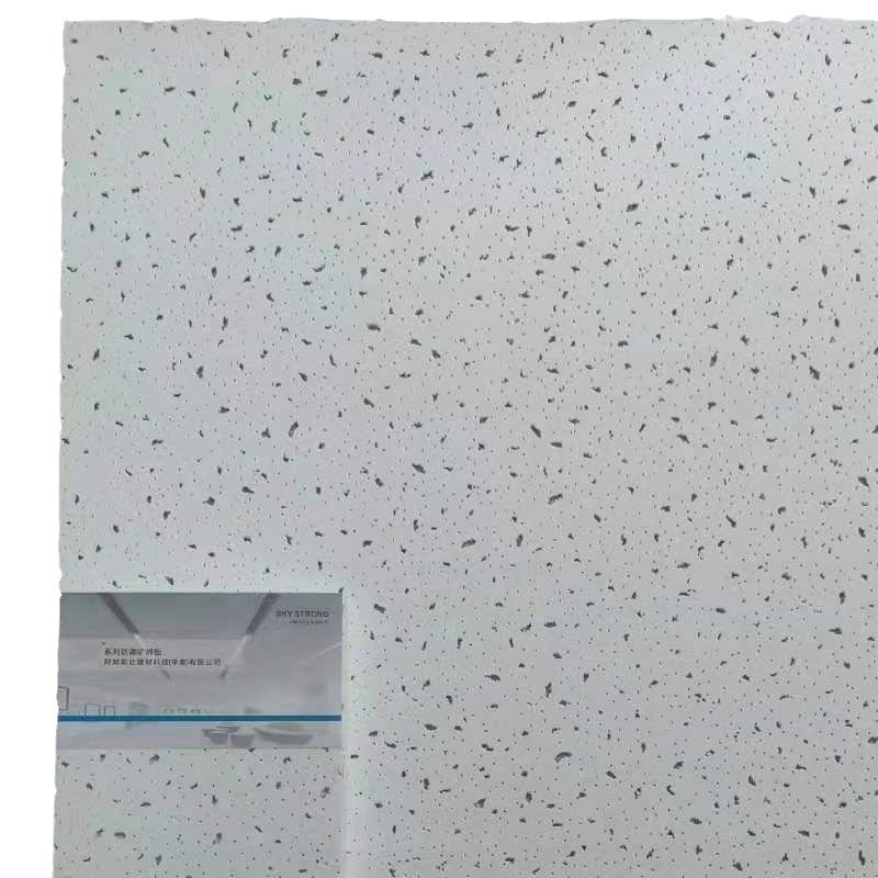 Mineral Wool Board 600*600 Ceiling Sound-Absorbing Board Sound Insulation Decoration Moisture-Proof Mineral Wool Board Office Factory Self-Installation