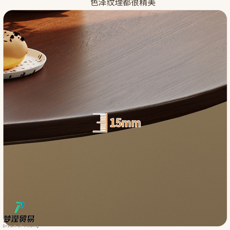 Round Dining Table Home Living Room Leisure Coffee Table Negotiation Table Small Apartment Rental Balcony Tulip Round Table