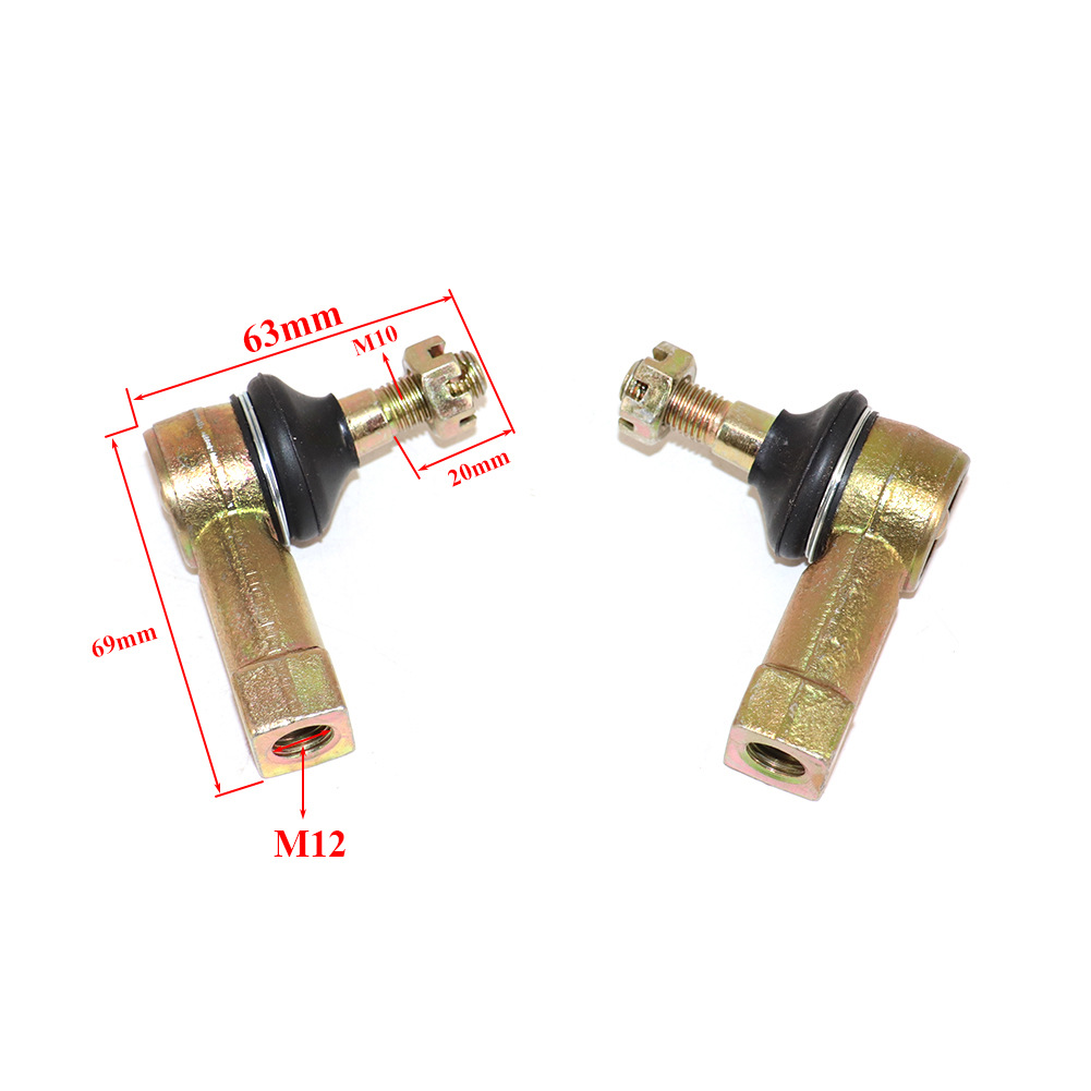 Wholesale ATV ATV Kart 125-250 accessories tie rod ball joint M10xM12 steering knuckle rocker arm ball joint