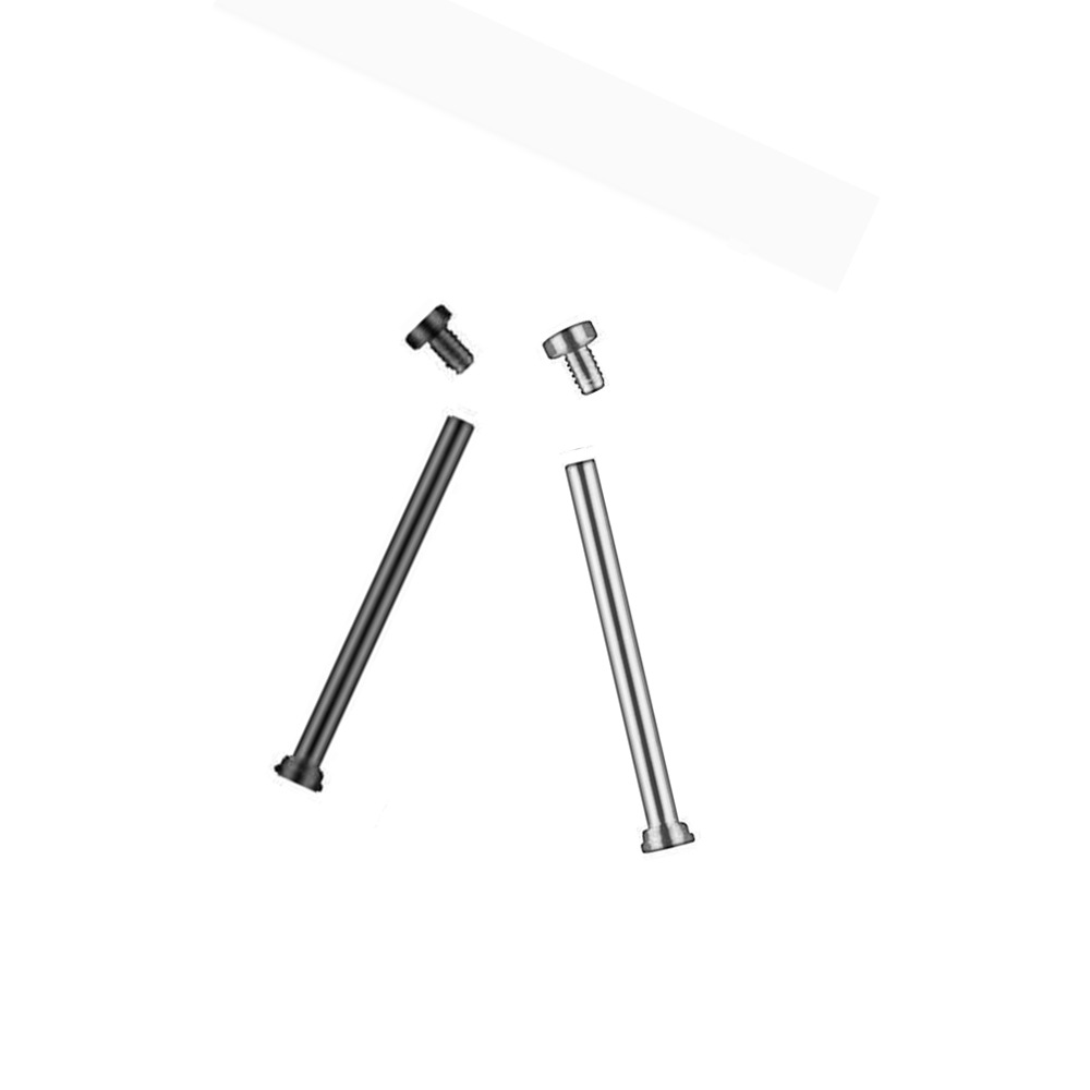 Suitable for little genius children's watch screw rod children's watch screw rod black silver