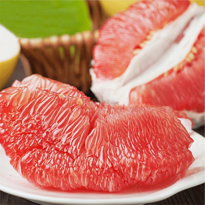 Fujian Pinghe Three Red Honey Pomelo, Fresh and Juicy Seasonal Fresh Fruit for Pregnant Women 5/ 4.5kg Non-Red Pomelo
