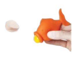 Creative Silicone Fish-shaped Egg White Separator Goldfish-shaped Egg Absorb Kitchen Interesting Egg Yolk Protein Egg Filter
