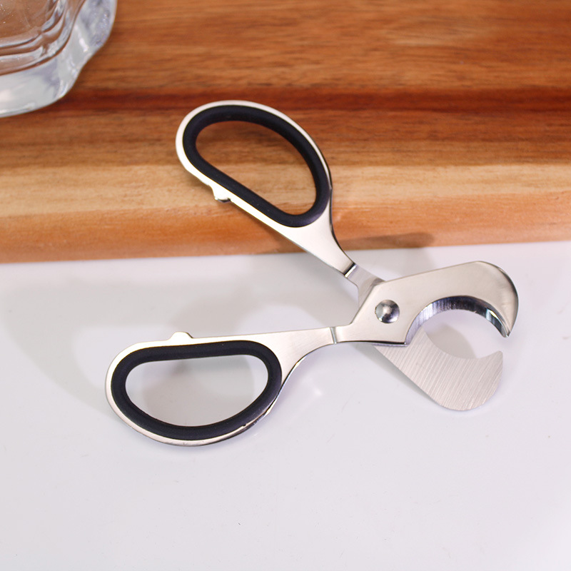 Wholesale 420 Stainless Steel Cutting Medicine Divider Pill Scissors Multi-Functional Double-Edged Rubber Ring Cigar Scissors