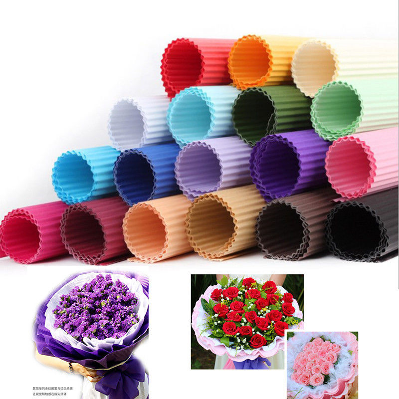 Manufacturer Wholesale Colorful Corrugated Paper Large Sheet 4K Thickeneded Wavy Paper Kindergarten Handmade Creative DIY Art Paper