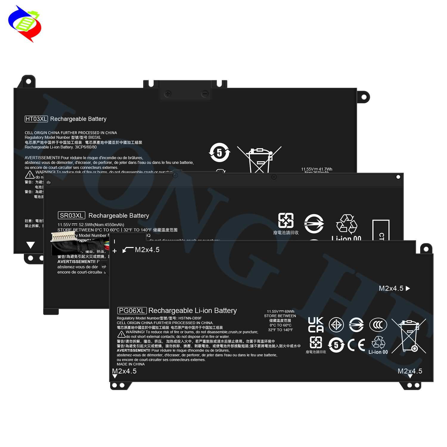 Suitable for Hp Ht03/Tpn-Q207/C125/Mu06/G5/G6/840/845/G1 Notebook Battery